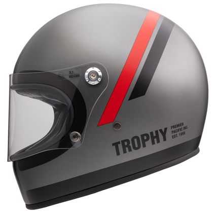 Casque Premier TROPHY - DO - MATT - Noir / Gris