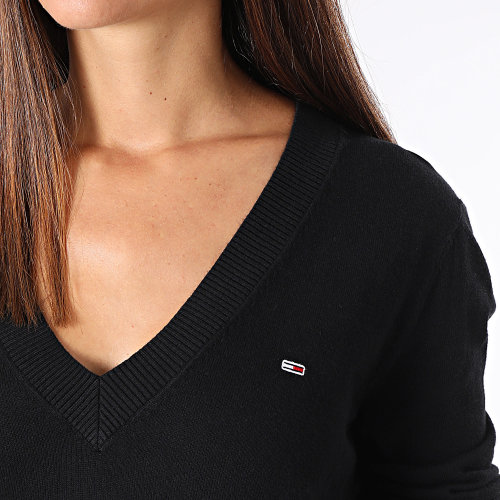 Pull Femme Col V 6535 Noir