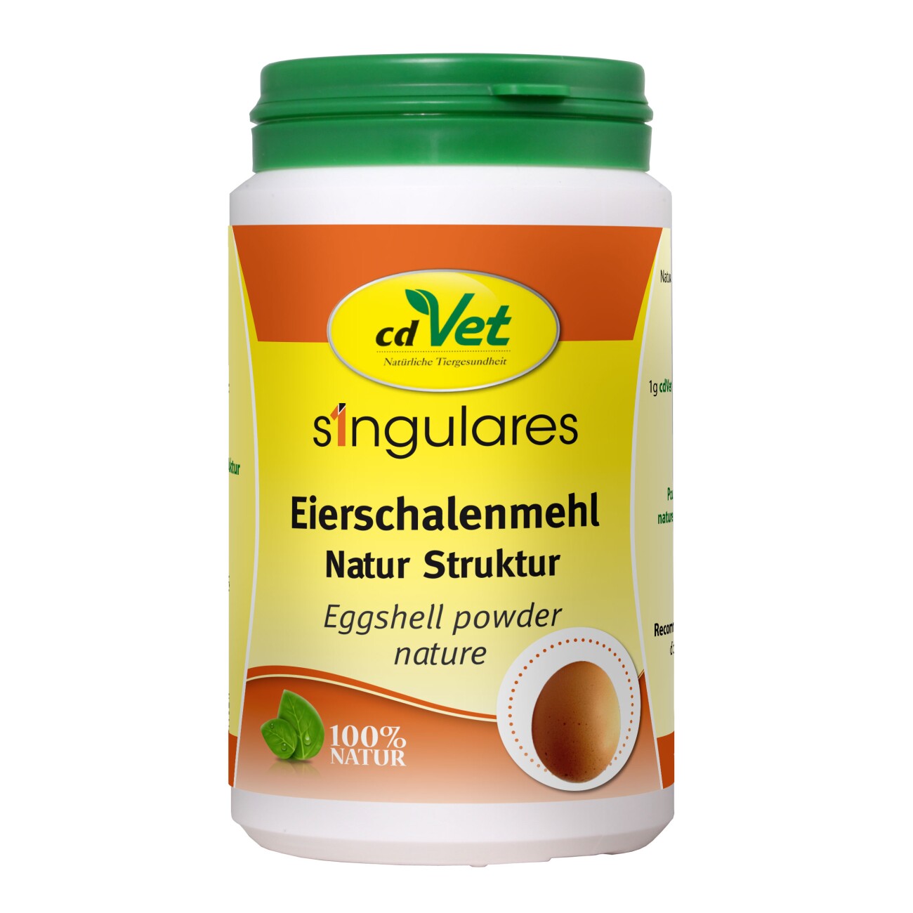 cdVet Singulares Eierschalenmehl Natur Struktur
