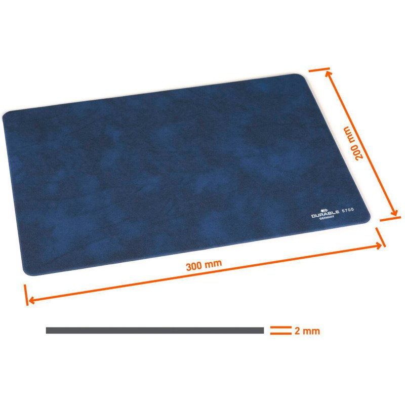 Tapis de souris extra-plat Durable, bleu foncé