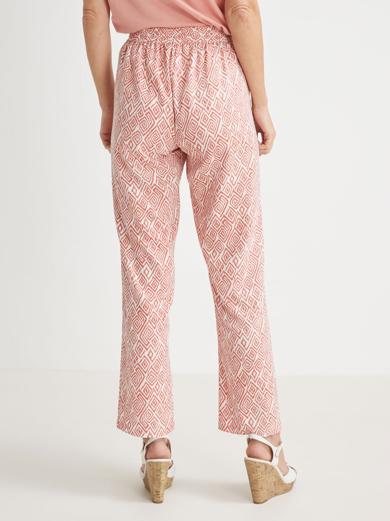Pantalon fluide élastiqué