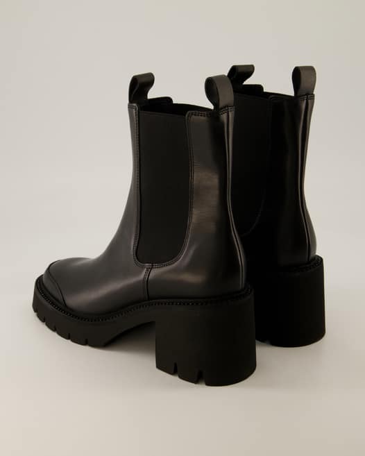 Kennel & Schmenger Glossy Chelsea Boots in Schwarz