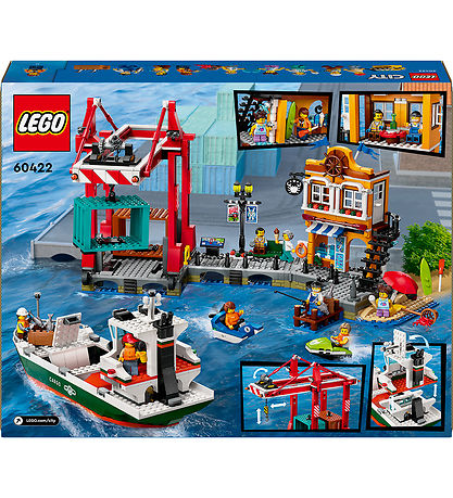LEGO® City - Hafen mit Frachtschiff 60422 - 1226 Teile
