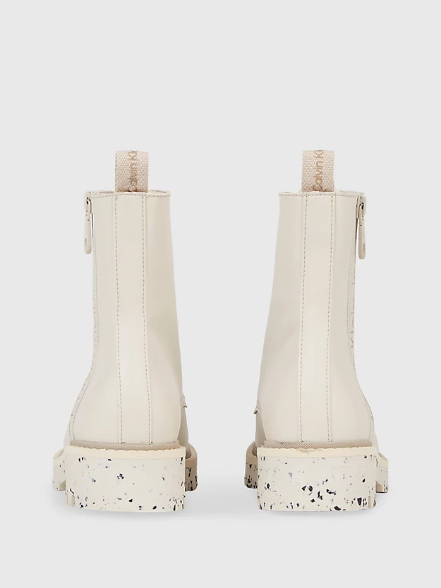 Botas de couro sintético