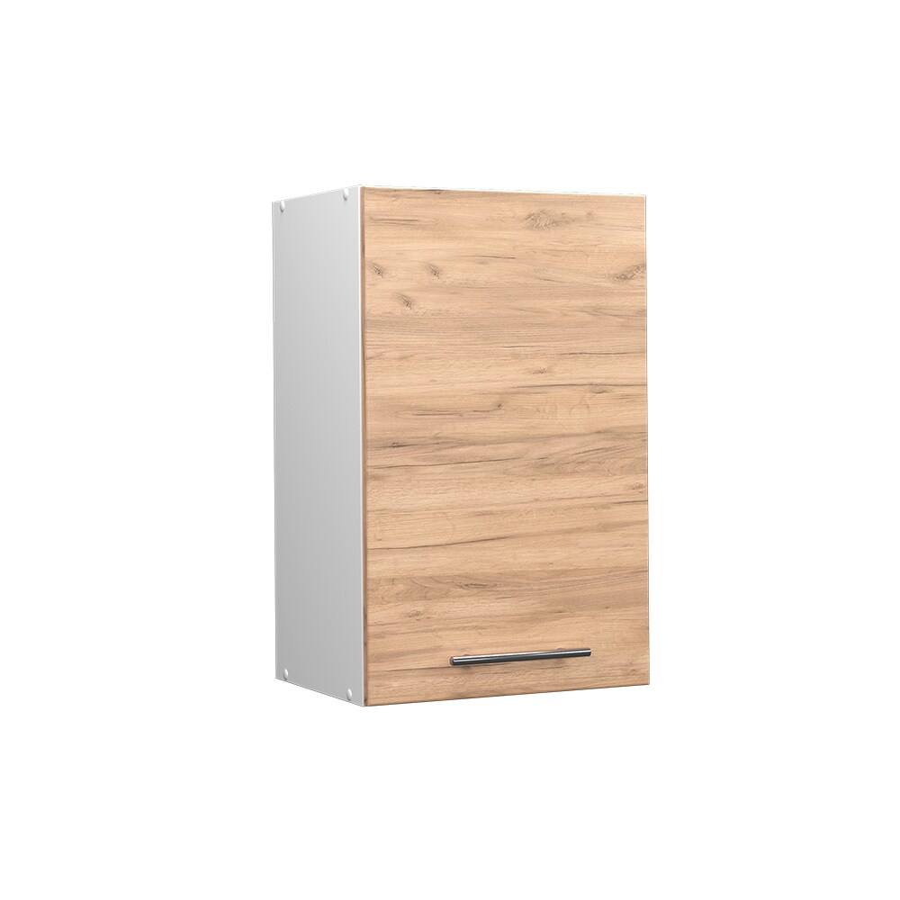 Vicco Hängeschrank Küchenschrank Küchenmöbel Fame-Line Weiß Eiche modern 45 cm Küche Einbauküche Hängeschrank Drehtür Einlegeboden Küchenzeile