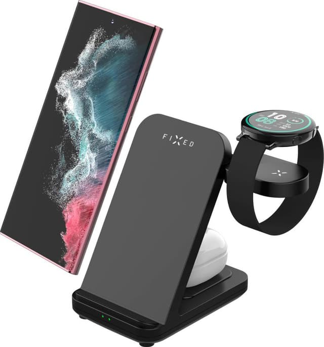Fixed 3-i-1 Samsung trådløs opladningsstation