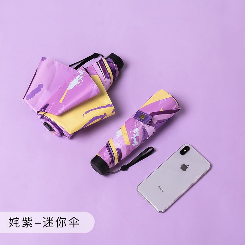 Fenmo - Print Compact Umbrella / Automatische Compact Umbrella (Diverse designs)