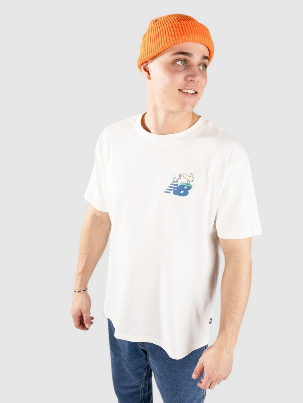 New Balance Athletics Golf Cartoon T-Shirt sea salt