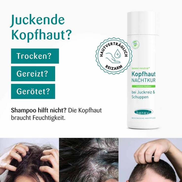 Benevi Neutral Kopfhaut Nachtkur Lotion, 200 ml