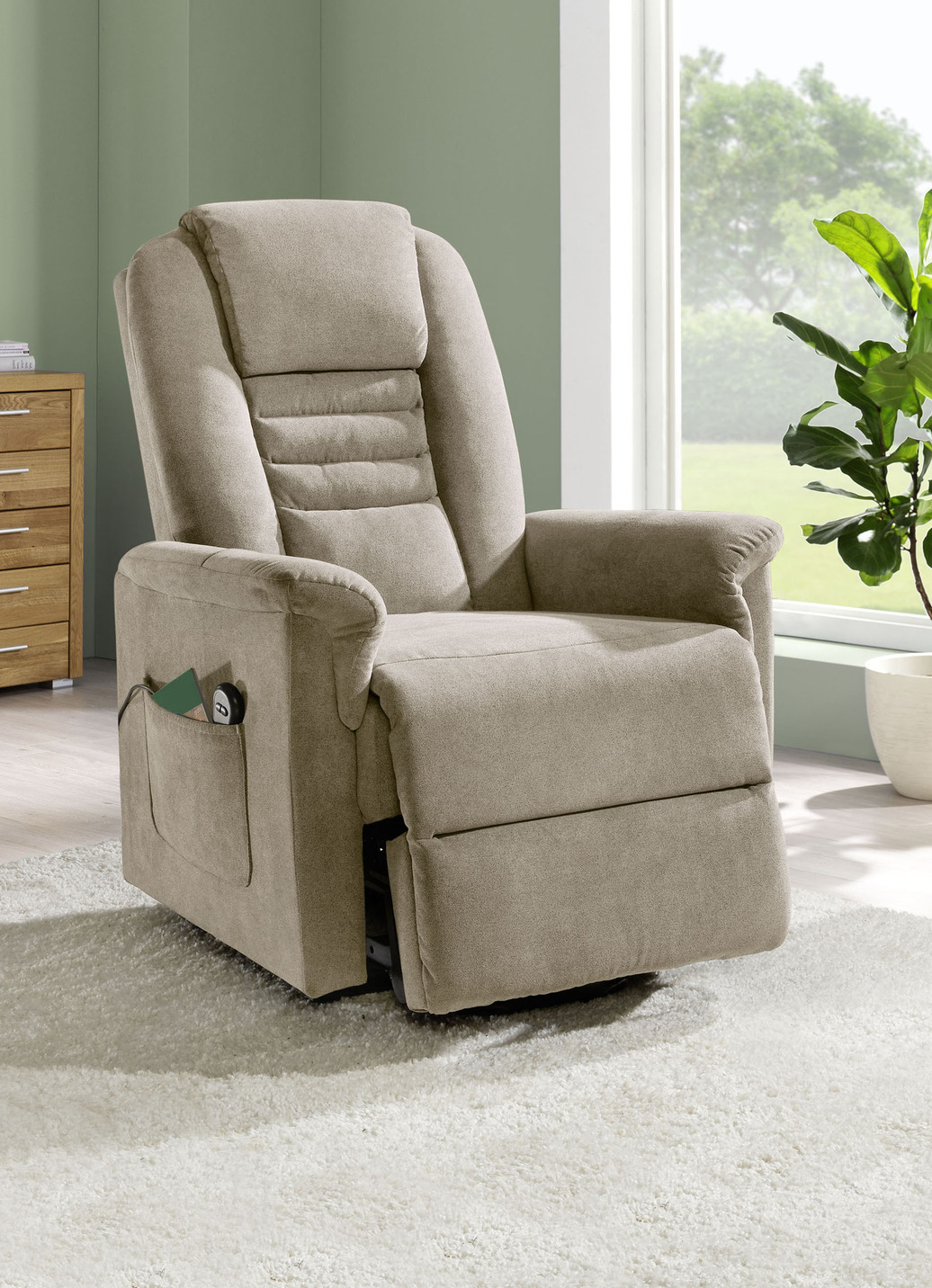 TV-Sessel mit Motor und Aufstehhilfe