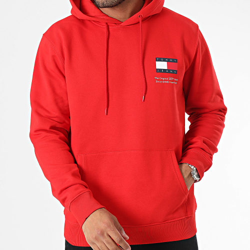 Sweat Capuche Regular Essential Flag 8418 Rouge