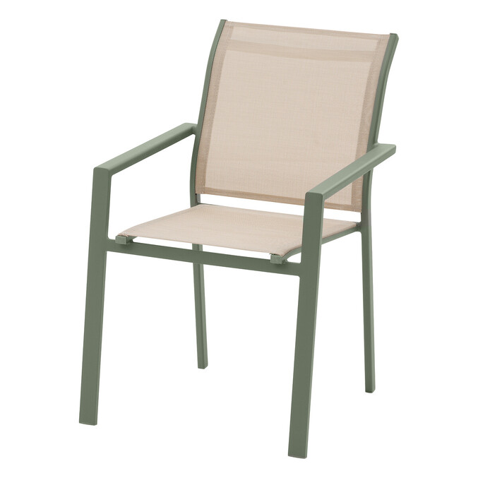 Ensemble table de jardin extensible ÉVASION + 10 fauteuils empilables ESSENTIA Laurier & Lin
