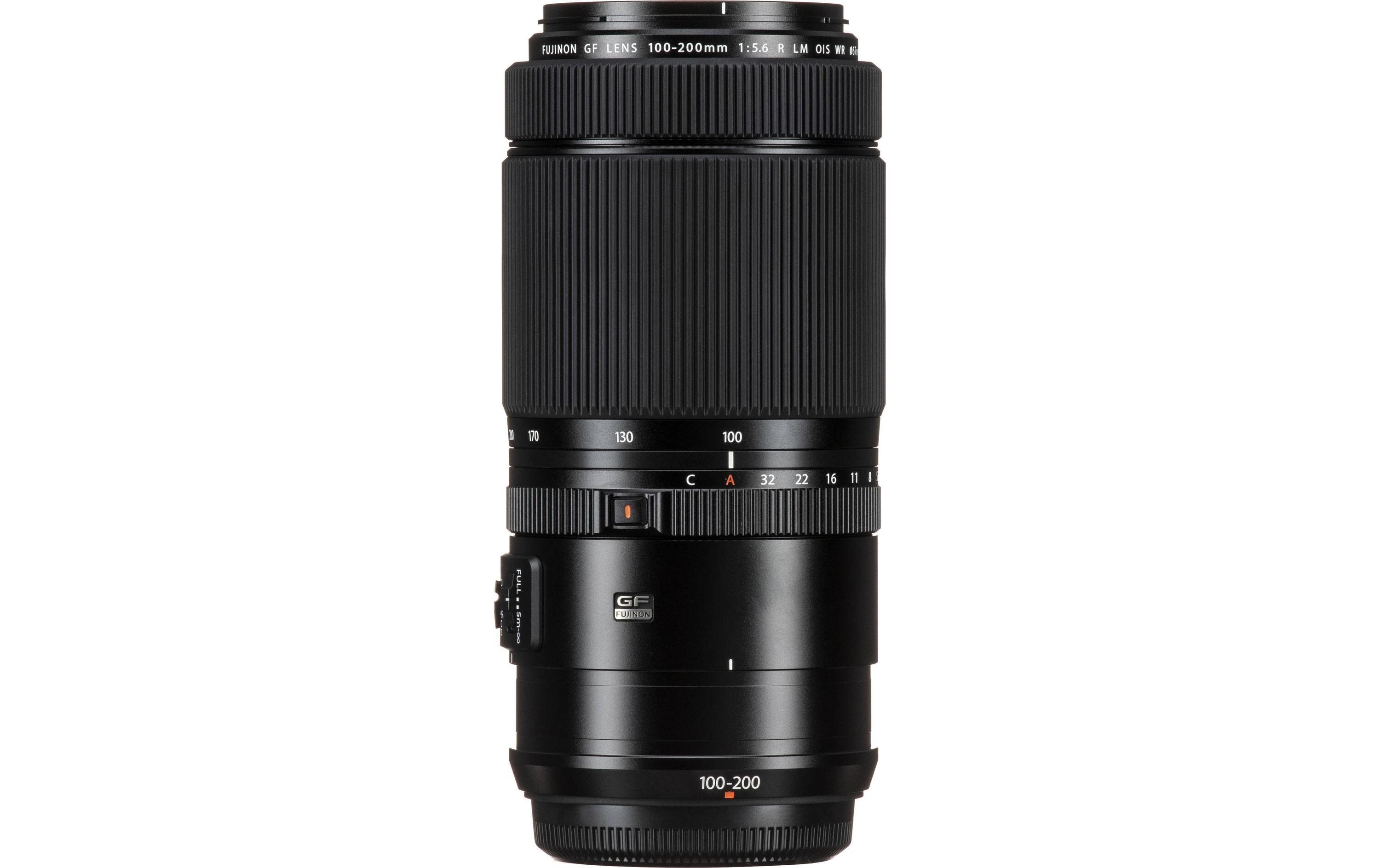 Zoomobjektiv GF 100-200mm F/5.6 R LM OIS WR Fujifilm G-Mount<br>Tele-Zoomobjektiv im GFX-Mittelformatsystem von Fujifilm