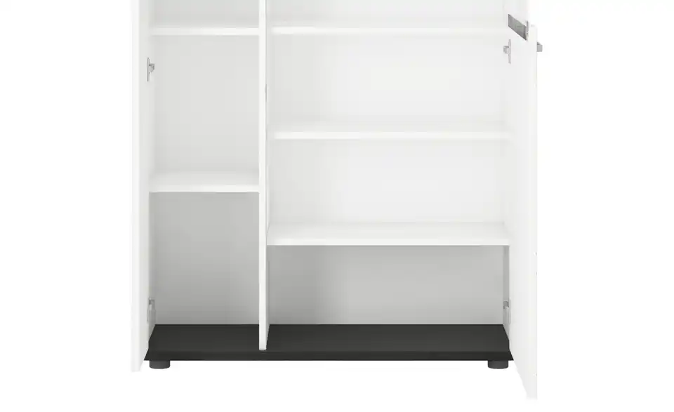Highboardvitrine Venezia Tür mit Glaseinlage rechts