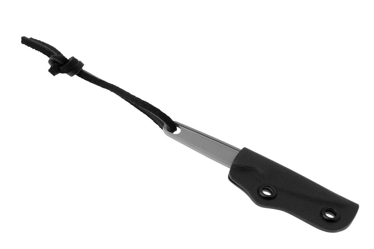 CRKT HangTi Drop Point 7066 Silver Titanium Nitride Titanium, nekmes, Richard Rogers design