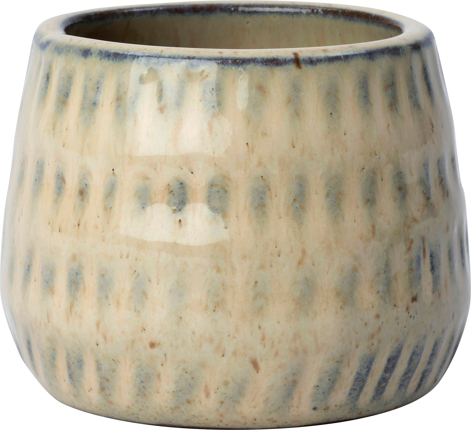 Intratuin bloempot Lot beige D 8 H 6 cm