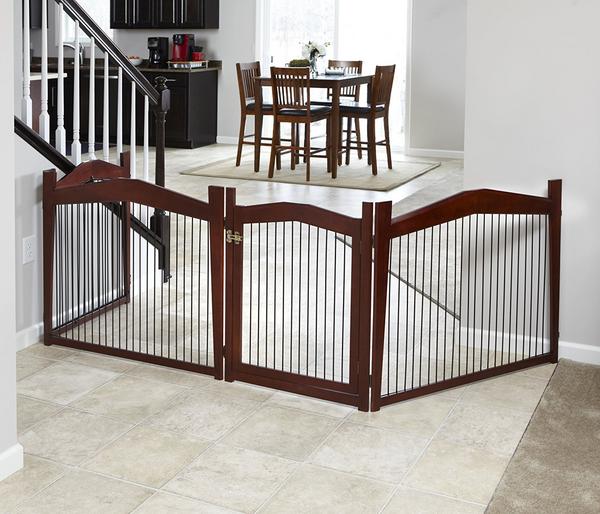 dobar® petlife Design-Hundekäfig, braun, ca.