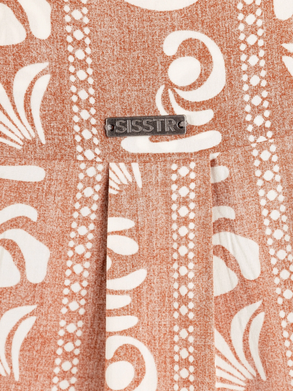 Sisstr Island Beauty Woven Shirt henna