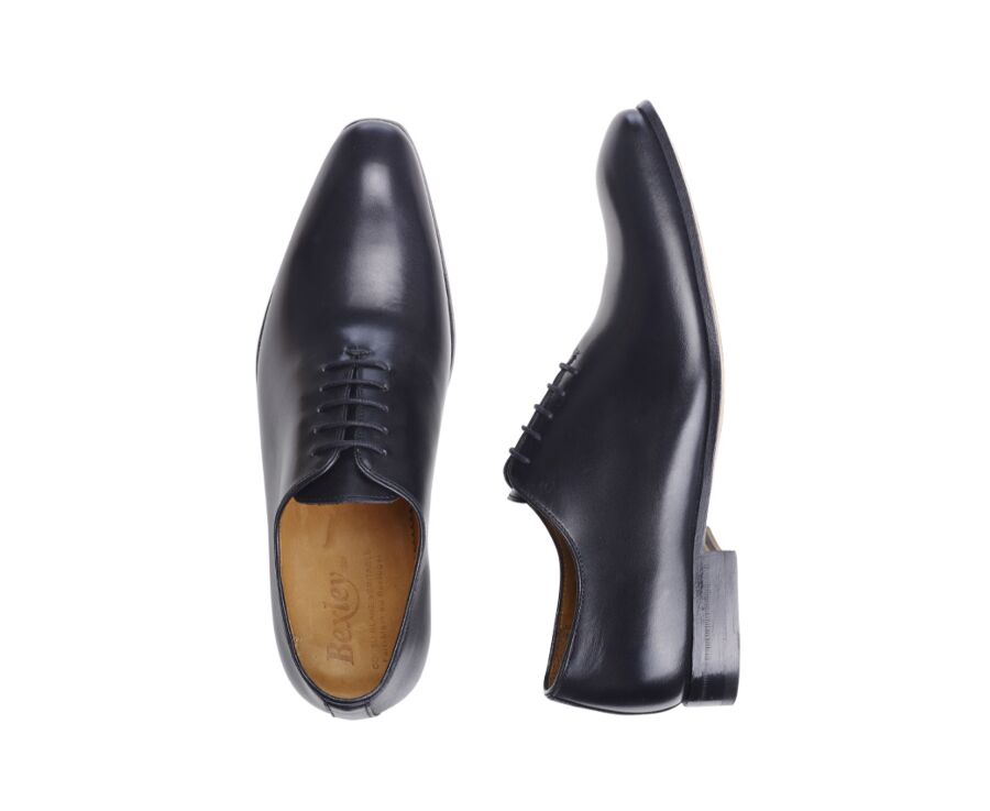 Richelieu homme Noir semelle cuir - OLDBURY