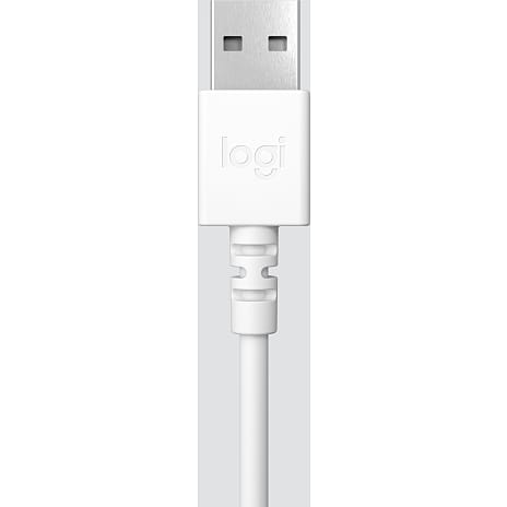 Logitech H390 USB Headset - hvid