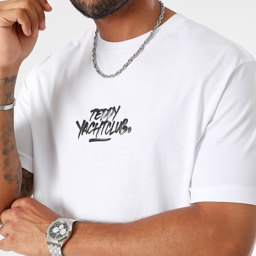 Tee Shirt Oversize Large Script Series Blanc