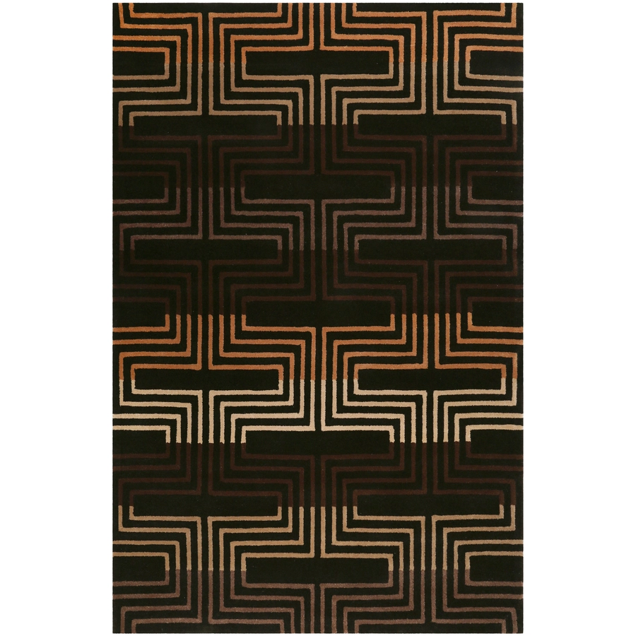 Esprit Kurzflorteppich Matrix braun