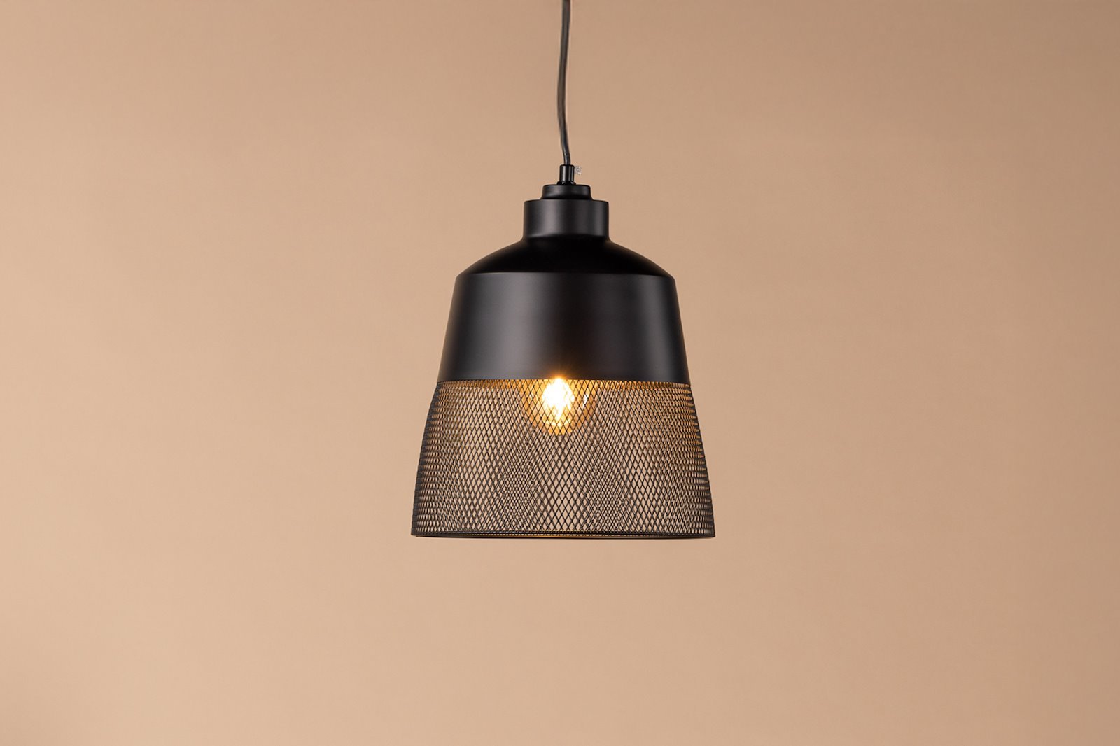 Toulon taklampe Sort