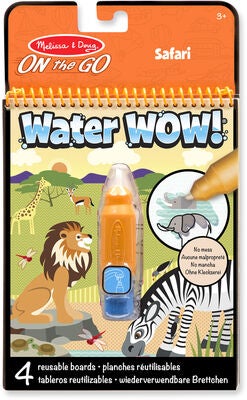 Melissa & Doug Water Wow! Fargeleggingsbok Safari