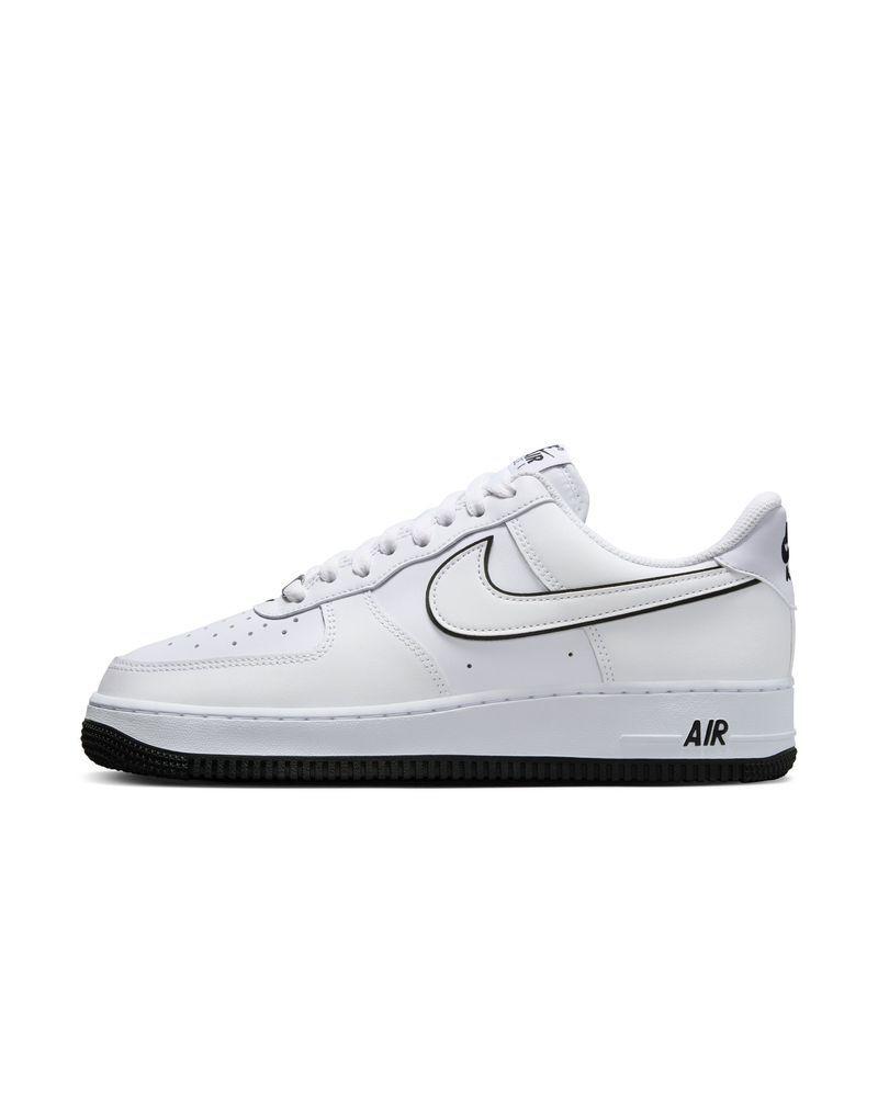 Chaussures Nike Air Force 1 '07 Blanc & Noir pour homme