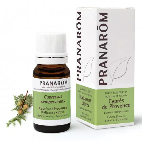 Óleo Essencial de Cipreste Pranarom da Provença 10ml