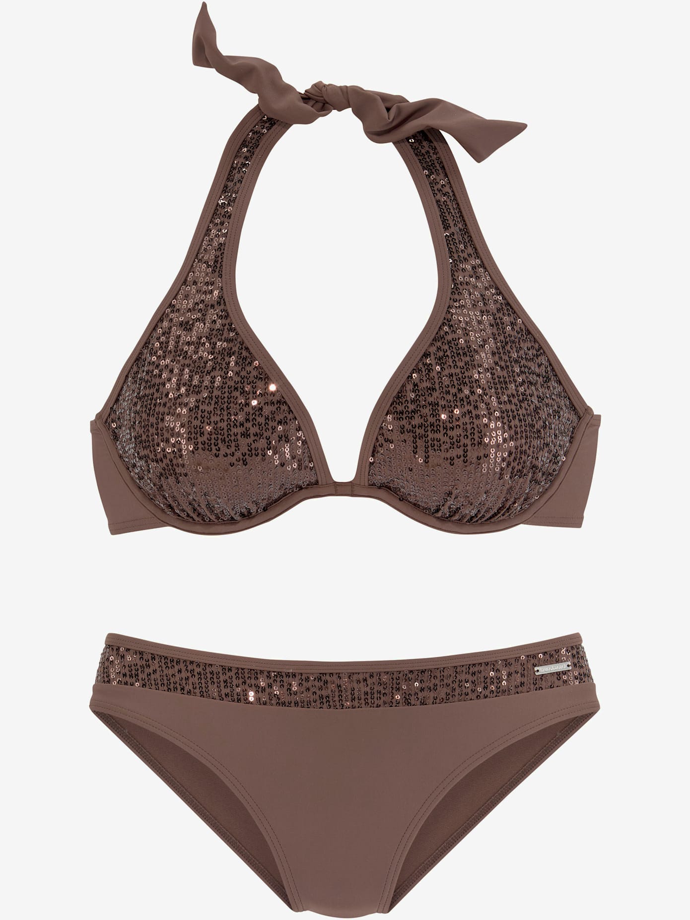 Maillot de bain à armatures paillettes pour un look brillant