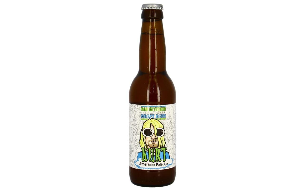 Bier Bad Attitude Kurt 6 x 0.33 lObergäriges, hopfenbetontes Pale Ale