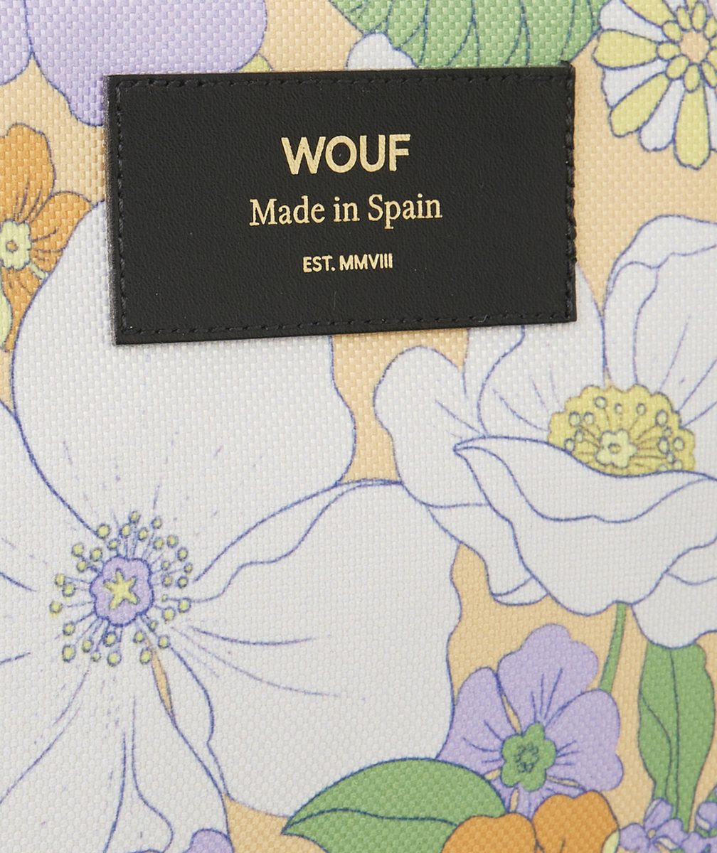 WOUFPOCHETTE EN PLASTIQUE RECYCLÉ IMPRIMÉE FLORAL COLORÉE