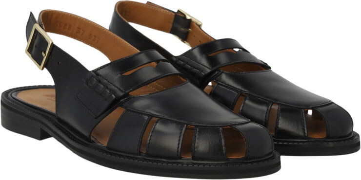 ANGULUS Sling-back loafer 1835 black