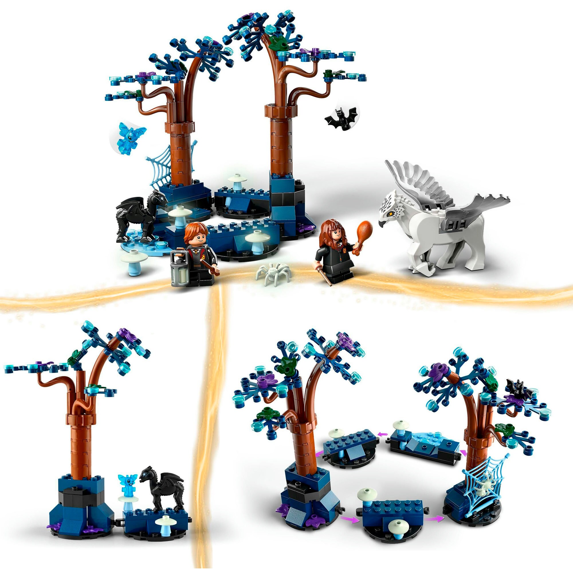 LEGO Konstruktionsspielzeug Harry Potter Der verbotene Wald: Magische Wesen