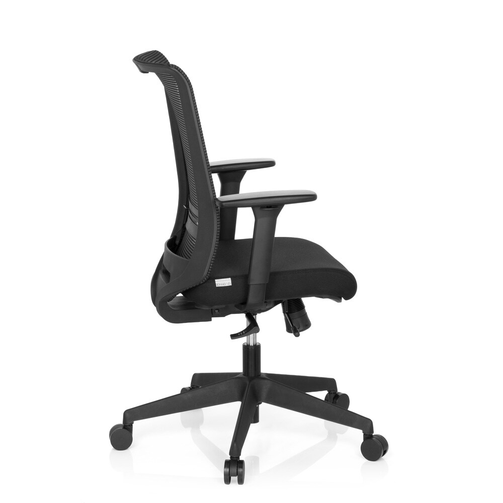 Profi Bürostuhl CONISTON Stoff/Netzstoff mit Armlehnen hjh OFFICE