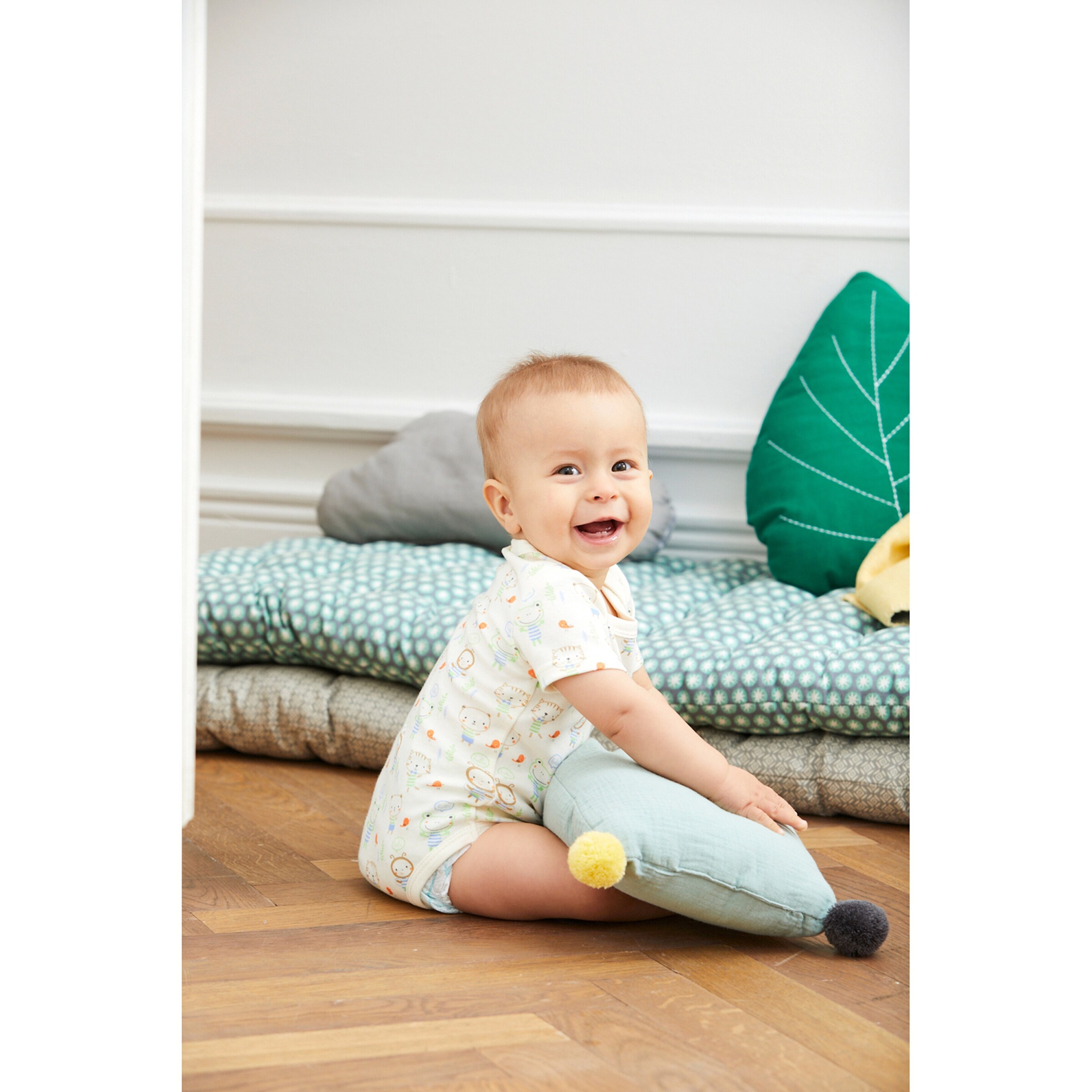 Bornino - Frog Friends 2er-Pack Bodys kurzarm