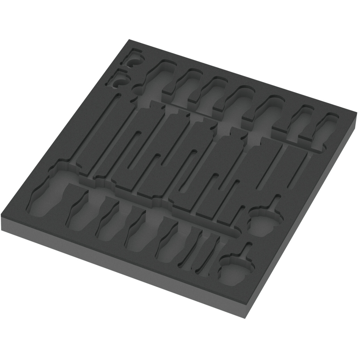 Wera 05137310001 Schuimstof inlegstuk 9810 Schroevendraaierset 1 - leeg