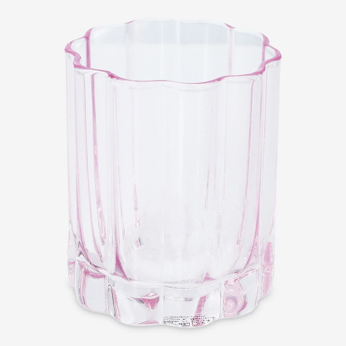 Blomsterformet drikkeglas