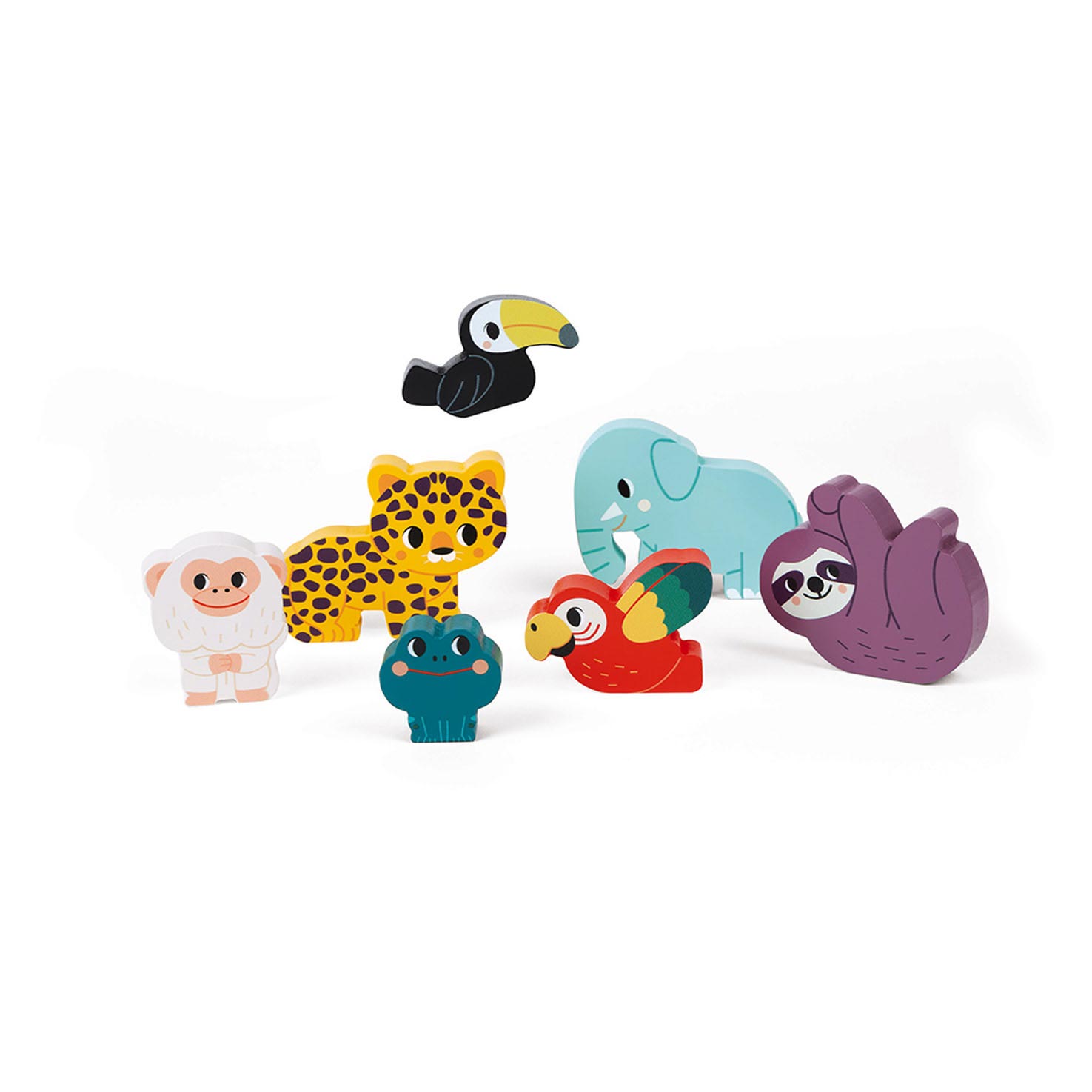 Janod WWF - Chunky Hout Puzzel Jungle