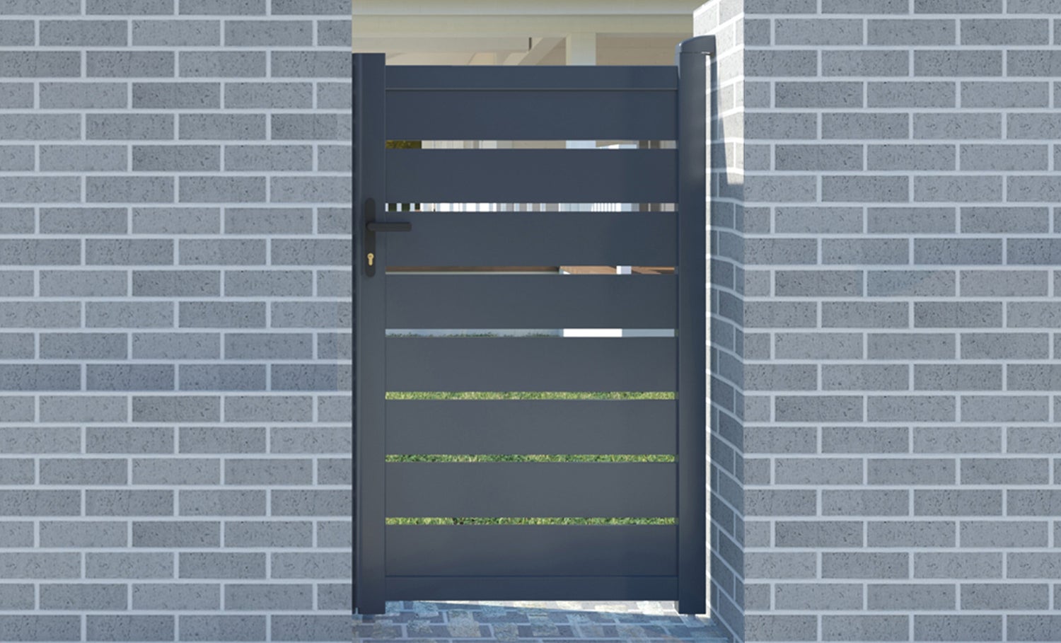 Aluminium tuinpoort 1m VOGEL 100P160