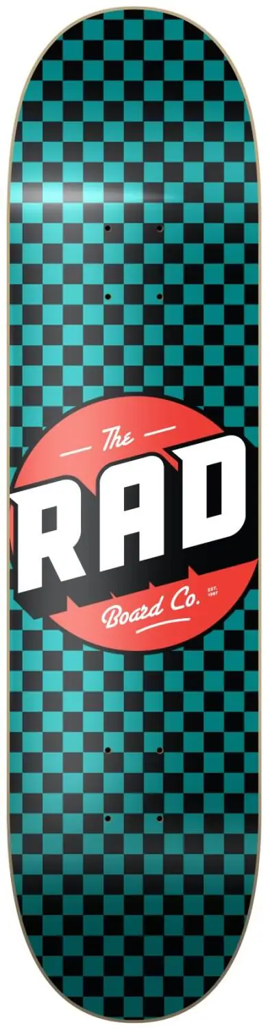 RAD Checker Skateboard Deck | SkatePro