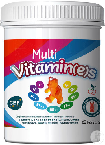 CBF Medical Ourson Multivitamine 60 Pièces