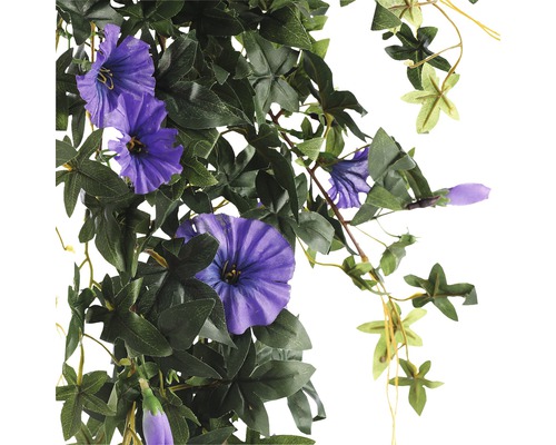 Hangende kunstbloem Petunia H 15 cm violet