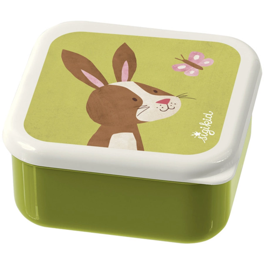 Sigikid Snackboxen + Trinkflasche 4er Set grün