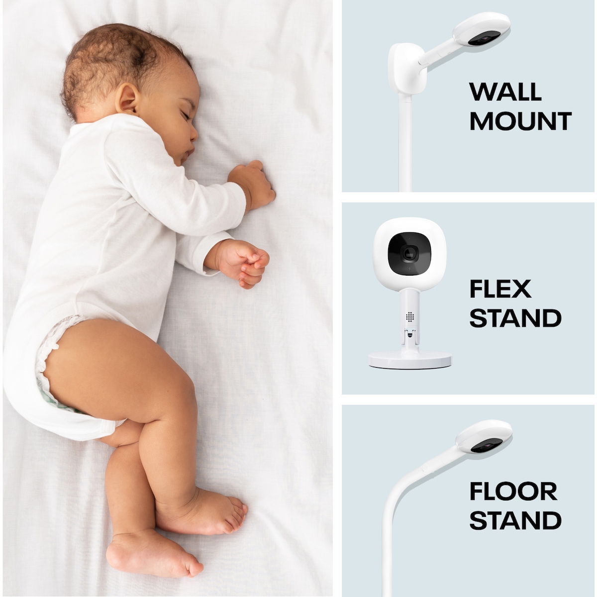 Nanit Pro Camera babymonitor N322SW (med Flex-stativ)