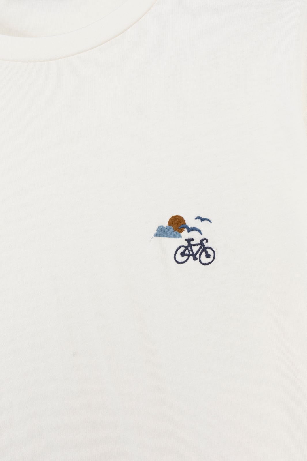 Wit T-shirt met artwork