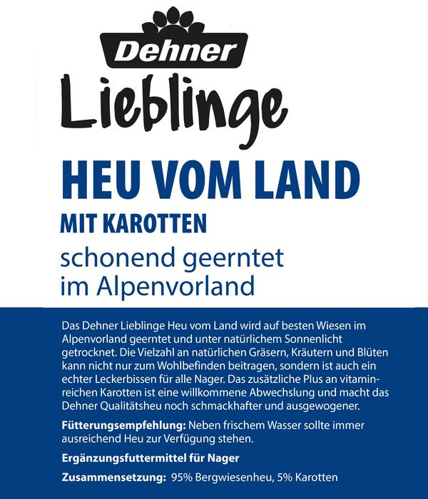 Dehner Lieblinge Heu vom Land mit Karotten,