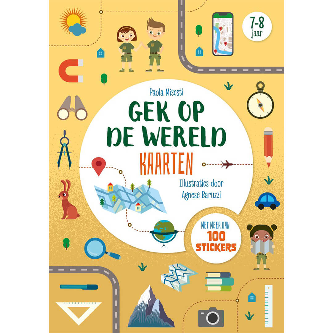 Uitgeverij rebo gek op de wereld - kaarten
