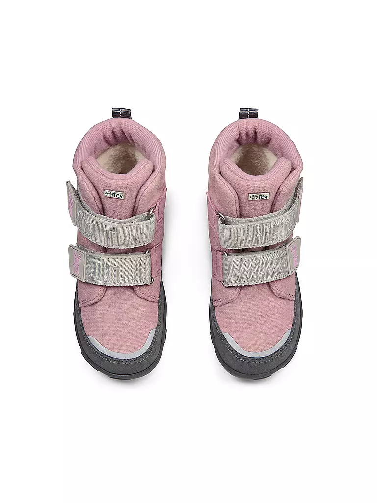 AFFENZAHN Kinder Winterstiefel WOLLE COMFY Koala rosa